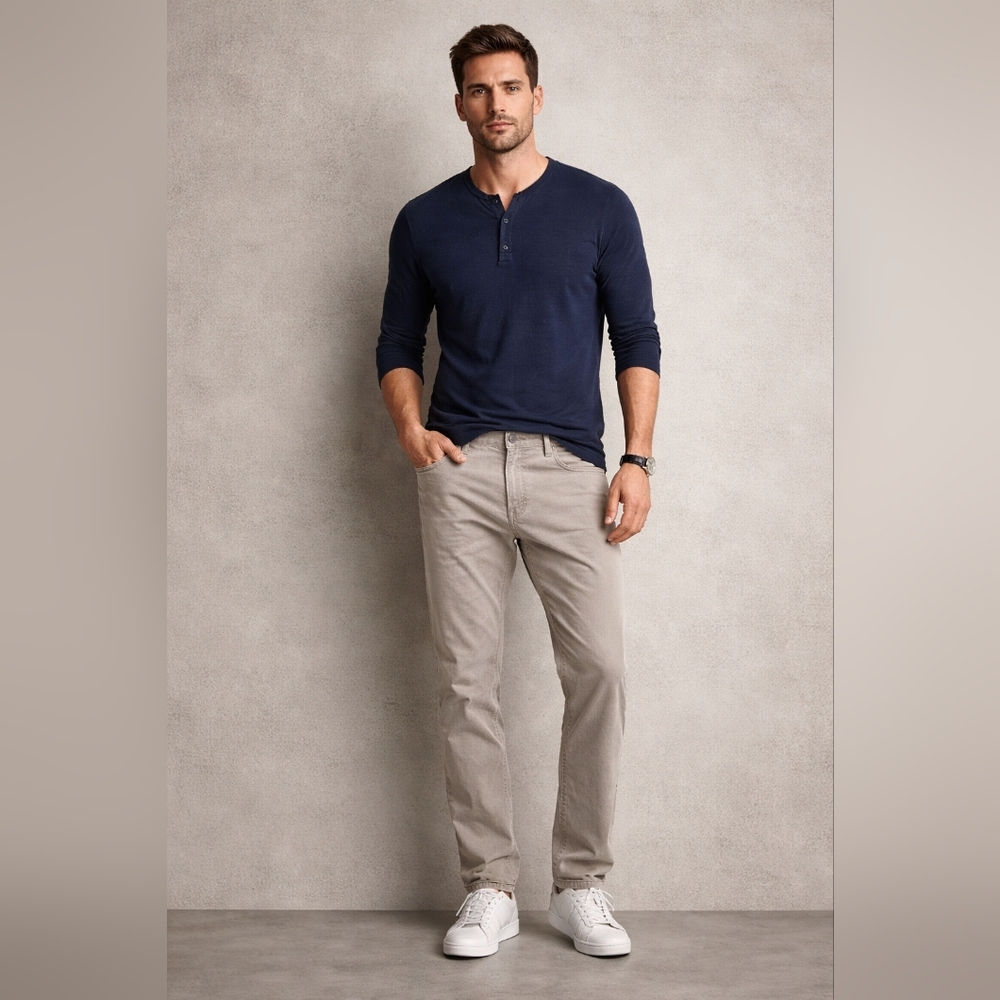Mavi New Jake Slim Leg Stone Washed Jeans 42 x 30